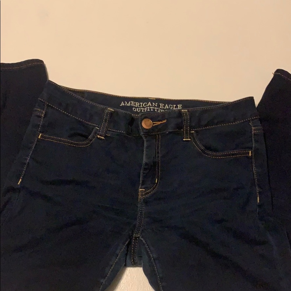American Eagle 10R Stretch Skinny Jegging Crop